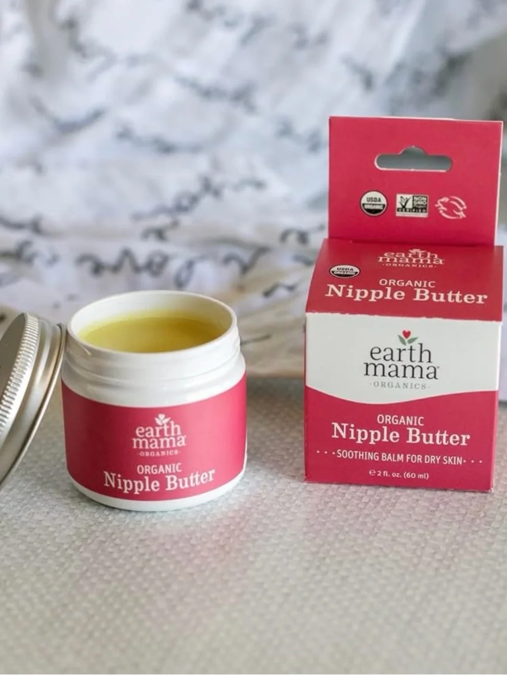 🤱🌿 Earth Mama Organic Nipple Butter – 2 oz (Lanolin-Free)